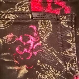 Joe's Skinny Electrical Floral Skinny Jeans
